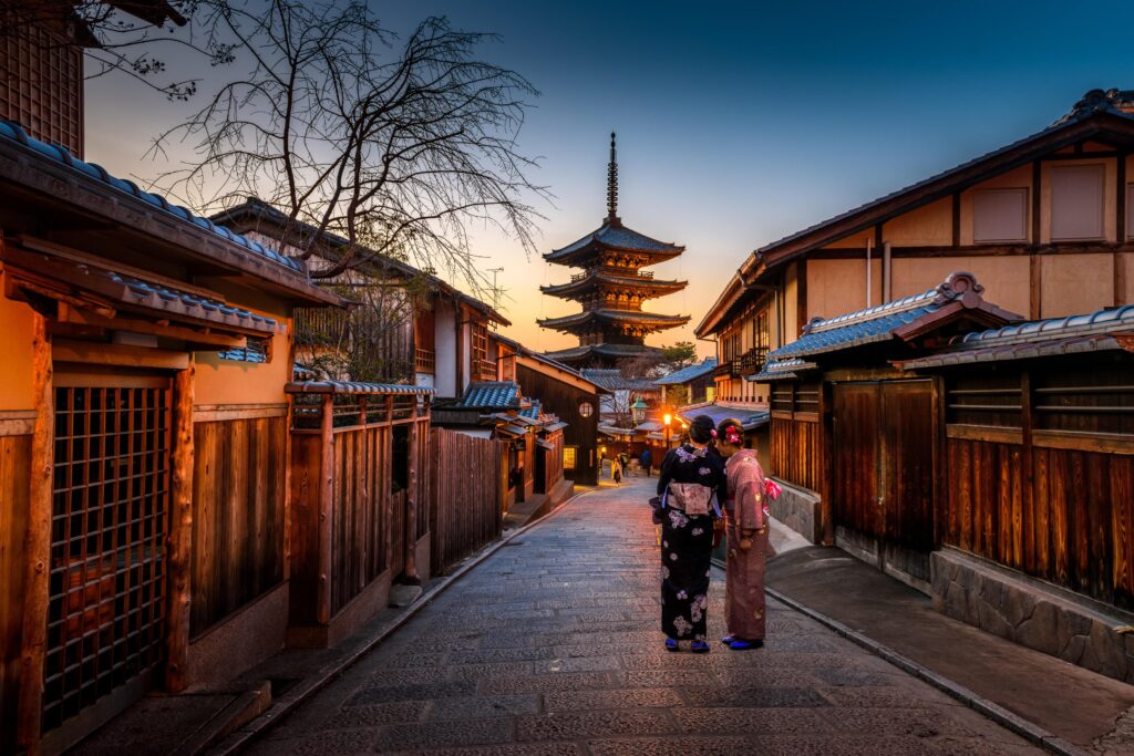 Los santuarios de Kioto, Patrimonio de la Humanidad.